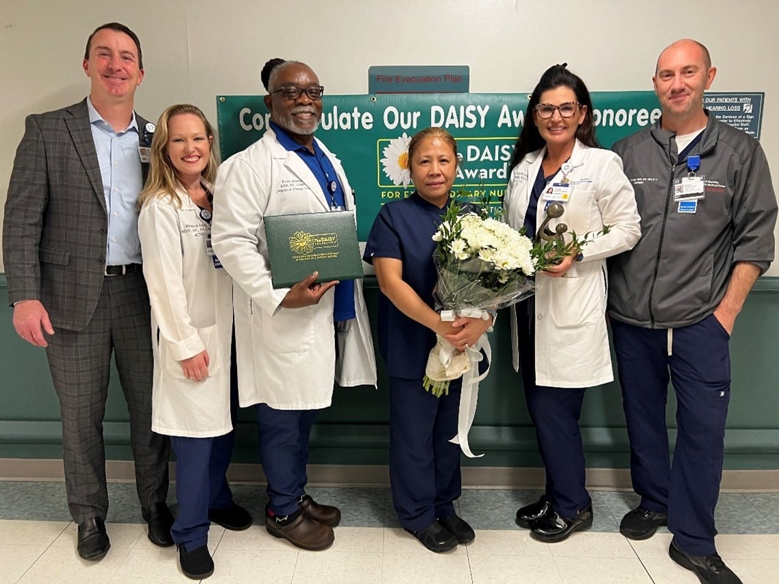 Hackensack Meridian Mountainside Medical Center Recognizes DAISY Award Winner Lanie Peace, RN, BSN