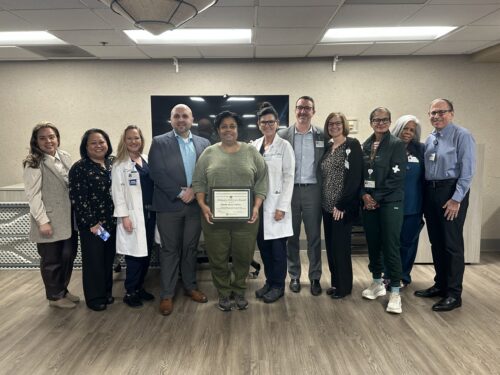Hackensack Meridian Mountainside Medical Center Care Award Winner Betty Dalzon